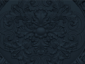 Decorative Ceiling Center - for CNC router 3D Print Model