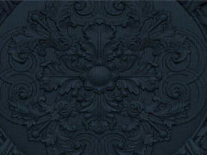 Decorative Ceiling Center - for CNC router 3D Print Model