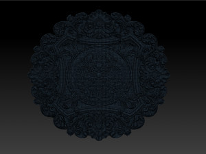 Decorative Ceiling Center - for CNC router 3D Print Model