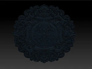Decorative Ceiling Center - for CNC router 3D Print Model