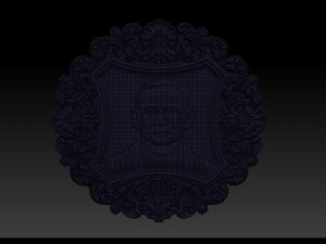 Thailand King Bhumibol 3D 프린트 모델