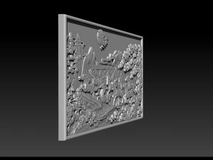 Race Horse wood carving file stl OBJ and ZTL for CNC 3D Print Model