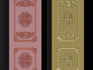 Carved door for CNC router 3D Print Model