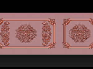 Carved door for CNC router 3D-Druckmodell