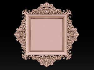 Classical carved frame 3D Принт Модель