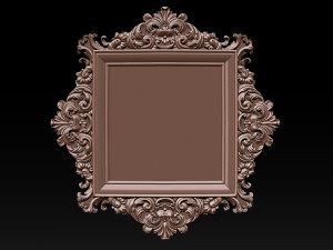 Classical carved frame 3D Принт Модель