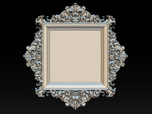 Classical carved frame 3D Принт Модель