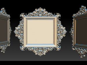 Classical carved frame 3D Принт Модель
