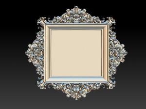 Classical carved frame 3D Принт Модель