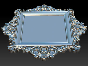 Classical carved frame 3D Принт Модель