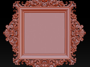 Classical carved frame 3D Принт Модель