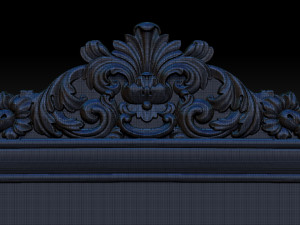 Classical carved frame 3D Принт Модель