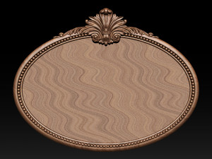 Mirror classical carved frame 3D Принт Модель