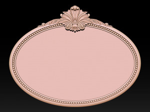 Mirror classical carved frame 3D Принт Модель