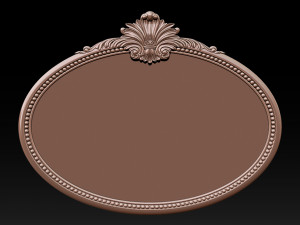 Mirror classical carved frame 3D Принт Модель