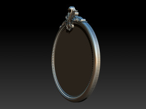 Mirror classical carved frame 3D Принт Модель