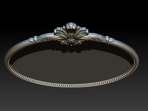 Mirror classical carved frame 3D Принт Модель