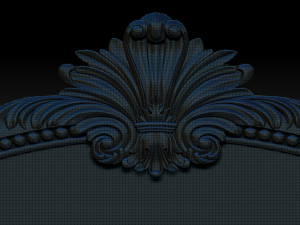 Mirror classical carved frame 3D Принт Модель