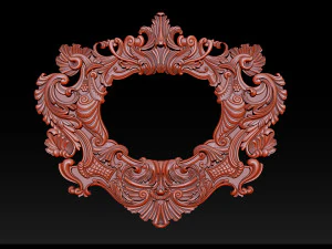 3D フレーム - CNC ルーター用木彫り STL モデル 3Dプリントモデル