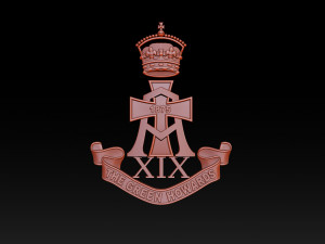  The Green Howards Coat Of Arms 3D Print Model