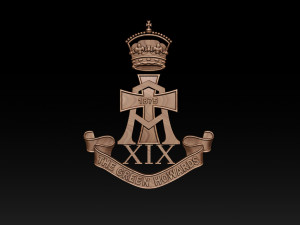 The Green Howards Coat Of Arms Modèles 3D en vedette