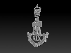 The Green Howards Coat Of Arms Modèles 3D en vedette