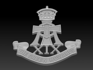 The Green Howards Coat Of Arms Modèles 3D en vedette