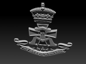 The Green Howards Coat Of Arms Modèles 3D en vedette