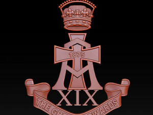 The Green Howards Coat Of Arms Modèles 3D en vedette