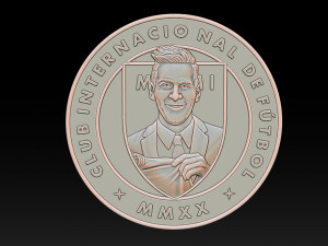 Messi - Inter Miami - Model Cetak 3D