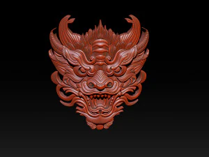3D Roaring Tiger Sculpture Stylized model 3D Print Model