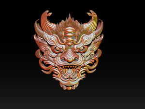 3D Roaring Tiger Sculpture Stylized model 3D Print Model