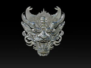 3D Roaring Tiger Sculpture Stylized model 3D Print Model