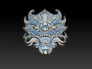 3D Roaring Tiger Sculpture Stylized model 3D Print Model