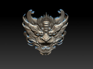 3D Roaring Tiger Sculpture Stylized model 3D Druckmodell