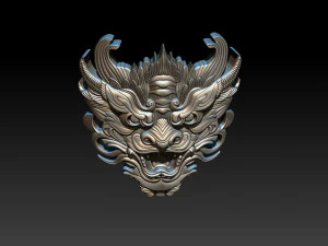 3D Roaring Tiger Sculpture Stylized model 3D Print Model