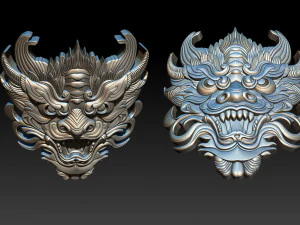 3D Roaring Tiger Sculpture Stylized model 3D Print Model