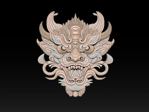 3D Roaring Tiger Sculpture Stylized model 3D Print Model