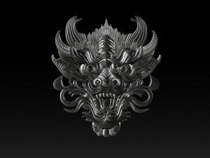 3D Roaring Tiger Sculpture Stylized model 3D Druckmodell