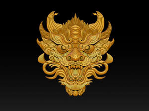 3D Roaring Tiger Sculpture Stylized model 3D Druckmodell