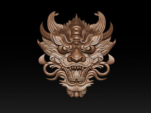 3D Roaring Tiger Sculpture Stylized model 3D Druckmodell