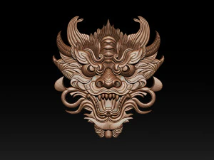 3D Roaring Tiger Sculpture Stylized model 3D Print Model