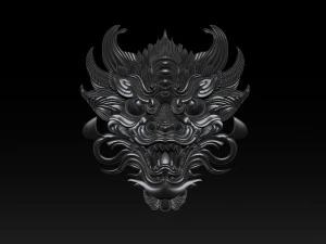 3D Roaring Tiger Sculpture Stylized model 3D Print Model