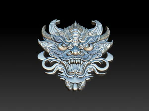3D Roaring Tiger Sculpture Stylized model 3D Print Model
