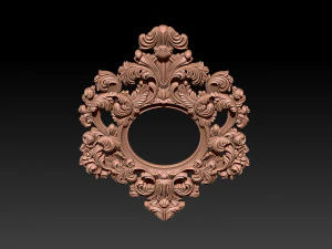 Classical carved frame 3D Print Model