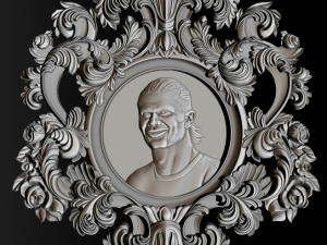 Erling Haaland bust for 3D printing Modello di stampa 3D