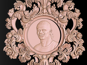 Erling Haaland bust for 3D printing Modello di stampa 3D