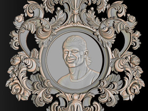 Erling Haaland bust for 3D printing Modello di stampa 3D