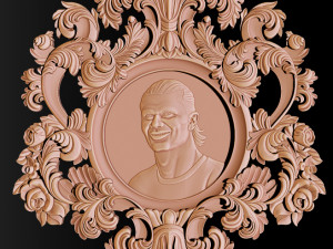 Erling Haaland bust for 3D printing Modello di stampa 3D