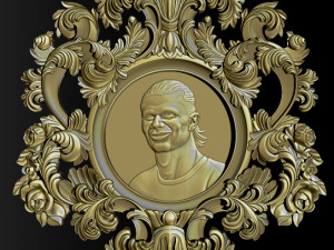 Erling Haaland bust for 3D printing Modello di stampa 3D